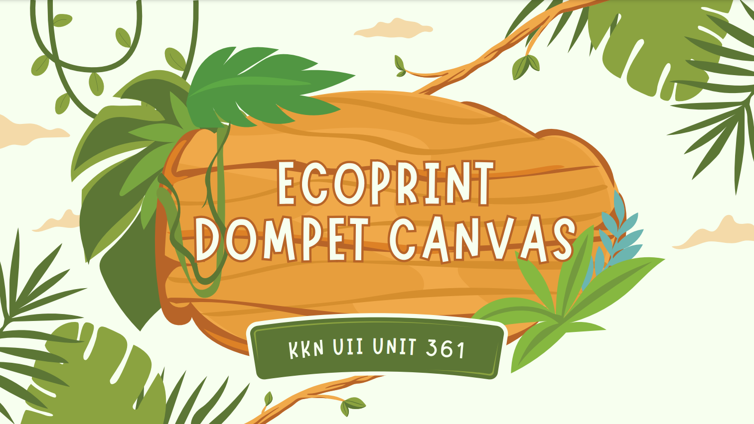 Ecoprint Dompet Canvas